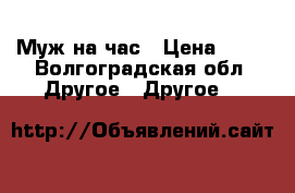 Муж на час › Цена ­ 50 - Волгоградская обл. Другое » Другое   